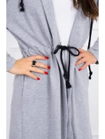 Delší zadní plášť šedý Delší zadní plášť šedý