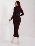 EM SK 778 šaty.65 tmavě hnědá