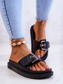 Dámské módní pantofle Big Star - černé