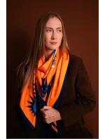 Art Of Polo 25235 Saténová šála Universe