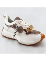 Bílé sportovní boty s řetízkem (N-205) Bílé sportovní boty s řetízkem (N-205)