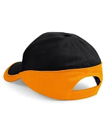 Beechfield B 171 5 panelová týmová závodní kšiltovka 53.0171 black/orange