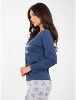 Pyžamo DU PI FP 008.30 tmavě modré