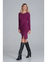 Dámské šaty M839 Fuchsia - Figl