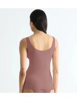 Dámské tílko GO Daily Cotton Tank top - BROWN - hnědé 1141 - SLOGGI