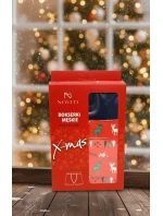 Boxerky Noviti BB011 X-Mas M-2XL Boxerky Noviti BB011 X-Mas M-2XL