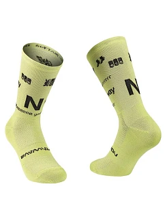 Cyklistické ponožky NORTHWAVE Type Sock, žluté