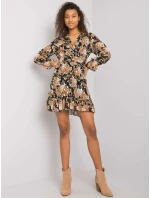 Šaty DHJ SK 12220 2.14P černá a béžová Šaty DHJ SK 12220 2.14P černá a béžová