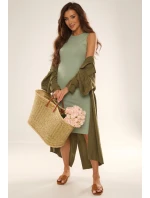 Dámské úpletové šaty 707 Freya sz/r borůvkové - De Lafense Dámské úpletové šaty 707 Freya sz/r borůvkové - De Lafense