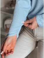 Dámský oversize svetr NORVAN modrý FashionStreet MY2452