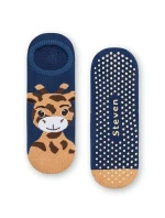 Dámské vzorované ponožky Steven art.132 Frotte ABS 35-40