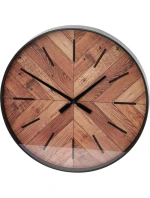 NÁSTĚNNÉ HODINY 50CM RYBÍ KOST