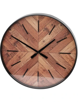 NÁSTĚNNÉ HODINY 50CM RYBÍ KOST