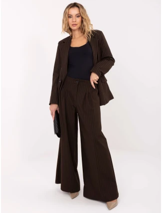 Kalhoty IT SP FL9787.85 tmavě hnědé