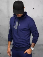 Pánské tmavě modré tepláky FashionStreet AX0678