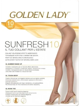 Punčocháče Golden Lady Sunfresh 10 den 2-5