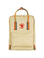 batoh Fjallraven Kanken Rainbow - světlý dub/patt