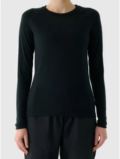 Dámský trekingový dlouhý rukáv 4F 4FWAW25TFLOF433-20S z rychleschnoucí merino vlny