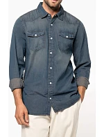 Kariban K 519 Denim košile s dlouhým rukávem 20.K519 blue jean Kariban K 519 Denim košile s dlouhým rukávem 20.K519 blue jean