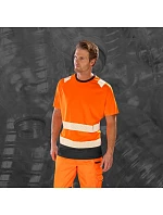 Result R 502X Bezpečnostní tričko 30.502X fluorescent orange/black