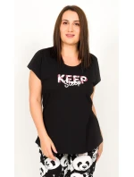 Dámské pyžamo kapri Keep sleep Dámské pyžamo kapri Keep sleep