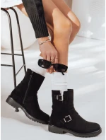 Dámské černé boty FashionStreet ZY1218