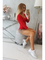 Body s potiskem pistole červené