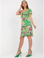 Šaty DHJ SK 15836.51 světle zelená