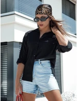 Dámská košile ELEGANZZA černá FashionStreet DY0437
