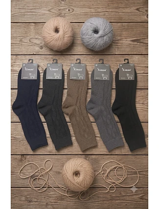 Ponožky WiK Xintao 2106, model 9818, kašmír, velikosti 39–46 Ponožky WiK Xintao 2106, model 9818, kašmír, velikosti 39–46