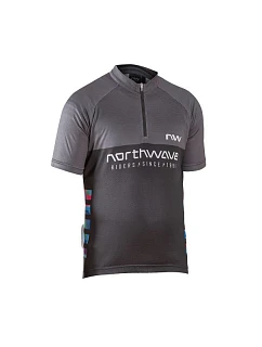 Cyklistické tričko NORTHWAVE Force Evo Junior Jersey Short Sleeve, černé