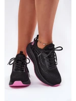 Tenisky Sportovní Boty Dámské Na Platformě Big Star RR274523 HI-POLY SYSTEM Černé