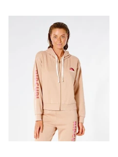 Mikina RIP CURL Wave Shapers Zip Through - béžová