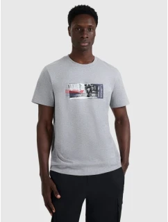 Pánské tričko s potiskem 4F 4FRAW25TTSHM3364-27M