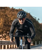 Cyklistická bunda Rockbros na podzim/zimu s dlouhým rukávem, velikost XL – černá Cyklistická bunda Rockbros na podzim/zimu s dlouhým rukávem, velikost XL – černá