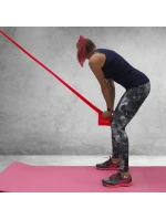 Fitness guma Profit 120*15*0,55 cm červená DK 2227