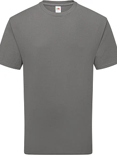 Fruit of the Loom Pure Cotton T Tričko z těžké bio bavlny 16.1362 light graphite
