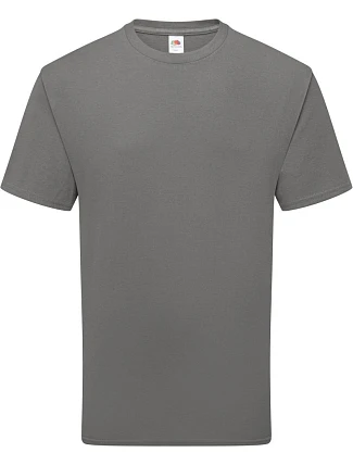 Fruit of the Loom Pure Cotton T Tričko z těžké bio bavlny 16.1362 light graphite Fruit of the Loom Pure Cotton T Tričko z těžké bio bavlny 16.1362 light graphite