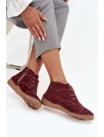 Kožené dámské polobotky s prošitím na zip Artiker 57C2116 bordó Kožené dámské polobotky s prošitím na zip Artiker 57C2116 bordó