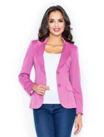 Dámské sako M085 Violet růžová - Figl