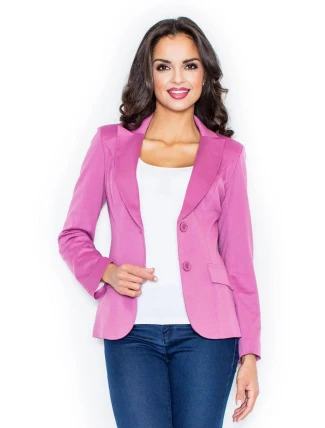 Dámské sako M085 Violet růžová - Figl