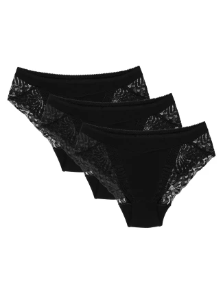 Wol-Bar Eco-Zo 3-pack barva: černá Wol-Bar Eco-Zo 3-pack barva: černá