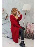 Dlouhý svetr červený Dlouhý svetr červený