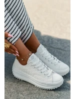 Dámské Tenisky S Vyšíváním Na Platformě Lee Cooper LCW-25-31-3465L Bílé