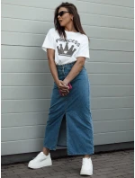 Modrá džínová sukně VIRTON FashionStreet CY0465