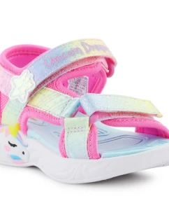Sandály Skechers S-Lights Unicorn Dreams Sandal-Majestic Bliss Jr 302682N-PKMT