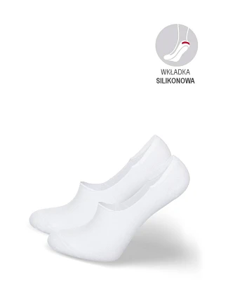 Pánské bambusové mikropono bílé ponožky