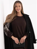 RV SK šaty A1064.95 tmavě hnědé RV SK šaty A1064.95 tmavě hnědé