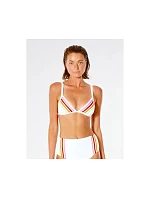 GORA-BIKINI RIP CURL Wave Shapers Stripe Banded Tri - bílý GORA-BIKINI RIP CURL Wave Shapers Stripe Banded Tri - bílý
