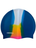 Crowell Multi Flame silikonová plavecká čepice col.14